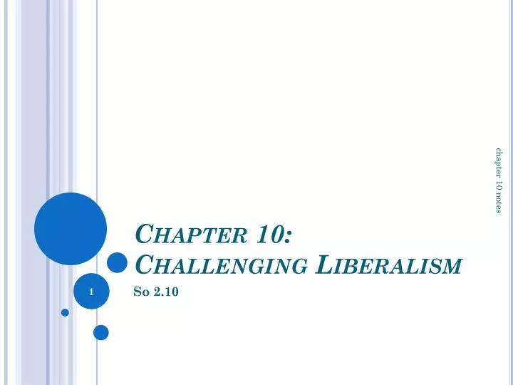 chapter 10 challenging liberalism