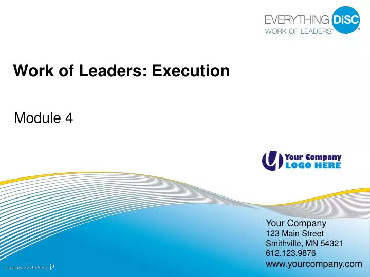 work of leaders execution