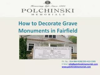How to Decorate Grave Monuments in Fairfield