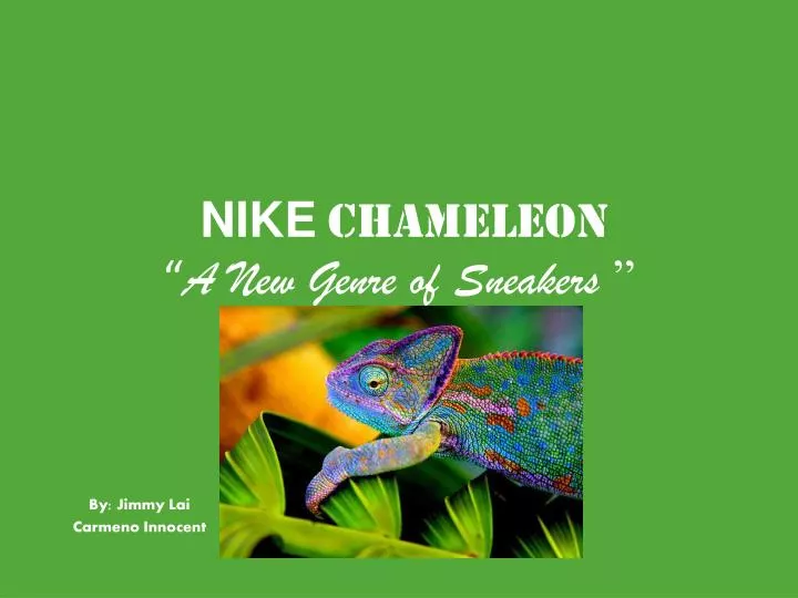 nike chameleon a new genre of sneakers