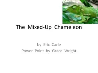 The Mixed-Up Chameleon