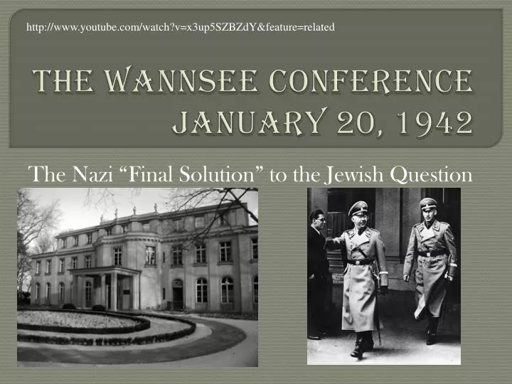 the wannsee conference january 20 1942