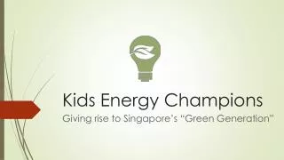 Kids Energy Champions