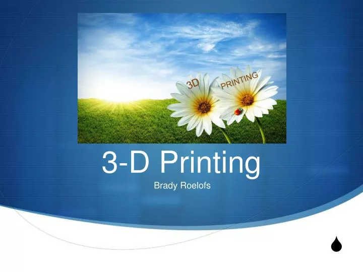 3 d printing