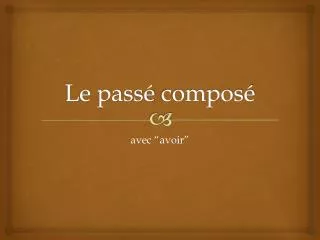 le pass compos