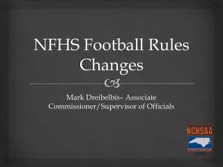 NFHS Football Rules Changes