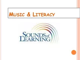 Music &amp; Literacy