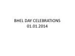 BHEL DAY CELEBRATIONS 01.01.2014