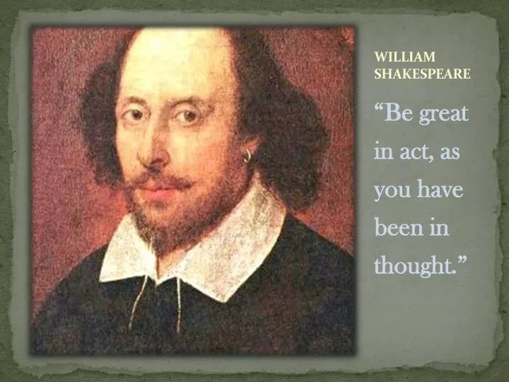 william shakespeare