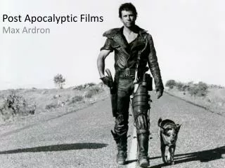 Post Apocalyptic Films