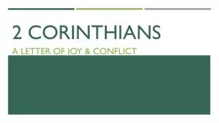 2 CORINTHIANS