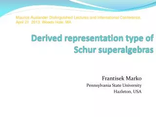 Derived representation type of Schur superalgebra s