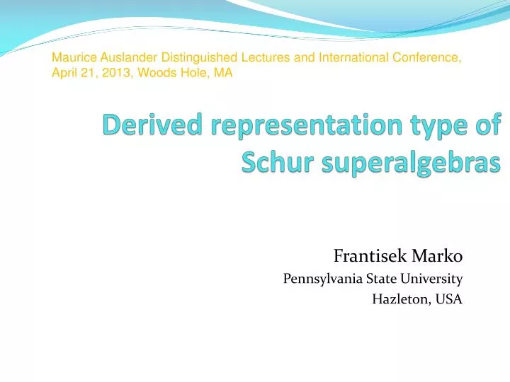 derived representation type of schur superalgebra s