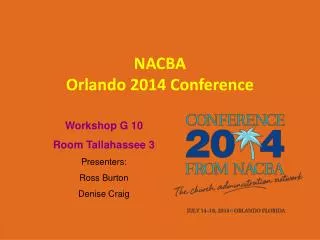 NACBA Orlando 2014 Conference