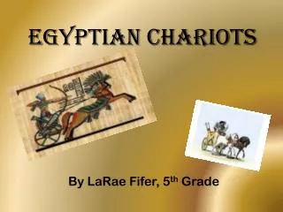 Egyptian Chariots