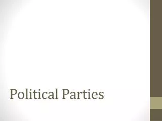 Political Parties