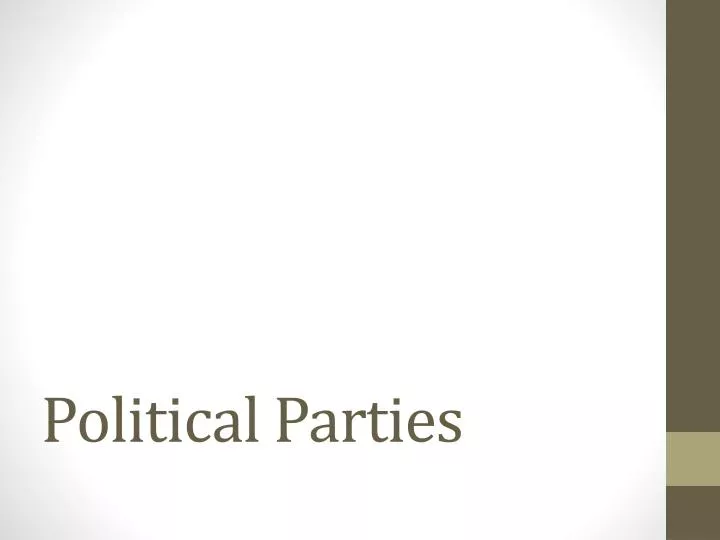 political parties