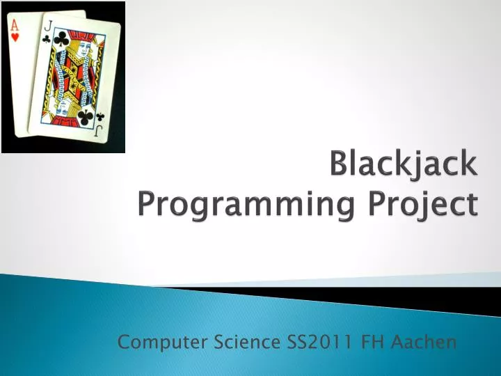 blackjack programming project