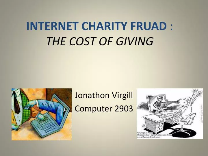 internet charity fruad the cost of giving
