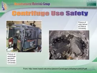 Centrifuge Use Safety