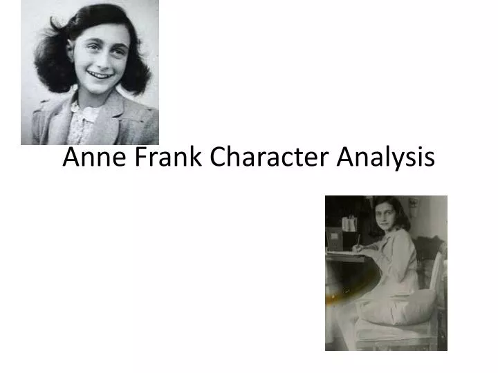 anne frank character analysis