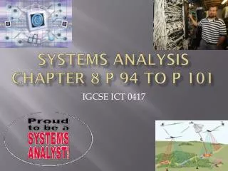 Systems Analysis Chapter 8 P 94 to P 101