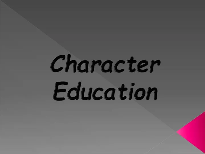 character education