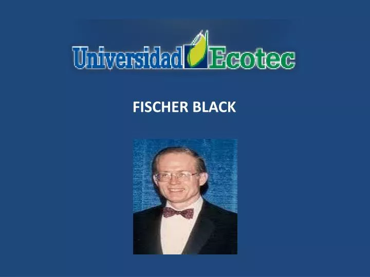 fischer black