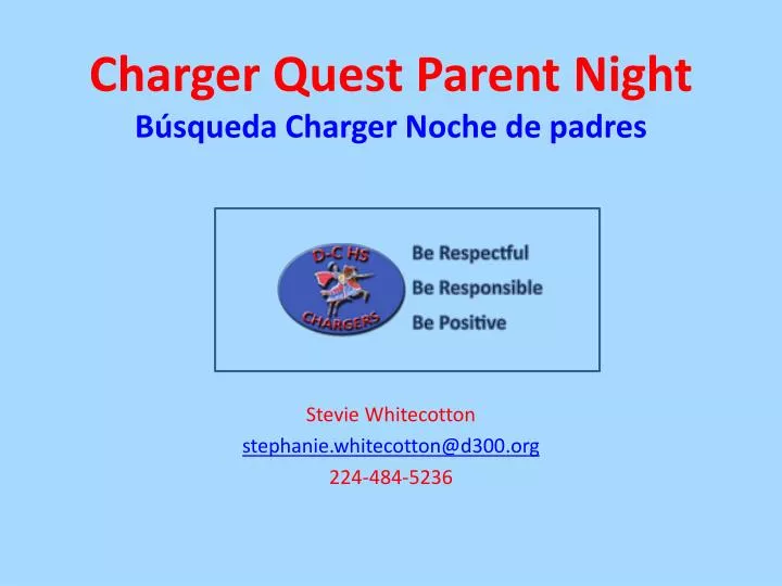 charger quest parent night b squeda charger noche de padres