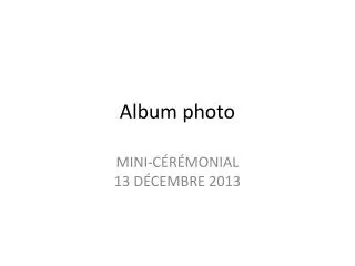album photo