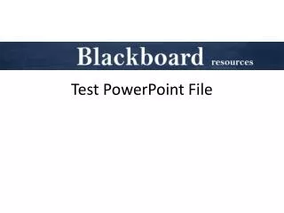 Test PowerPoint File