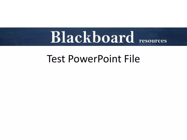 test powerpoint file