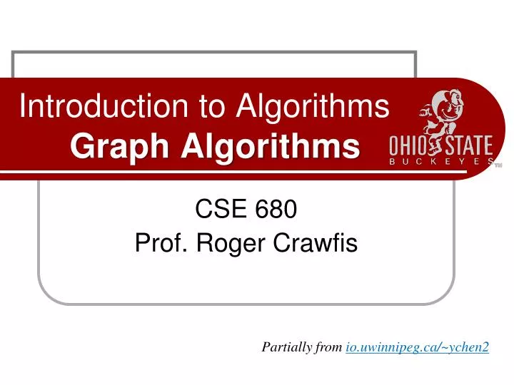 introduction to algorithms graph algorithms