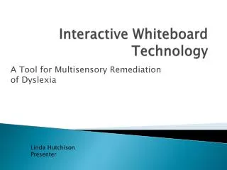 Interactive Whiteboard Technology