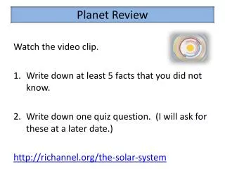 Planet Review