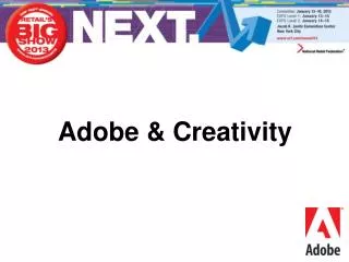 Adobe &amp; Creativity