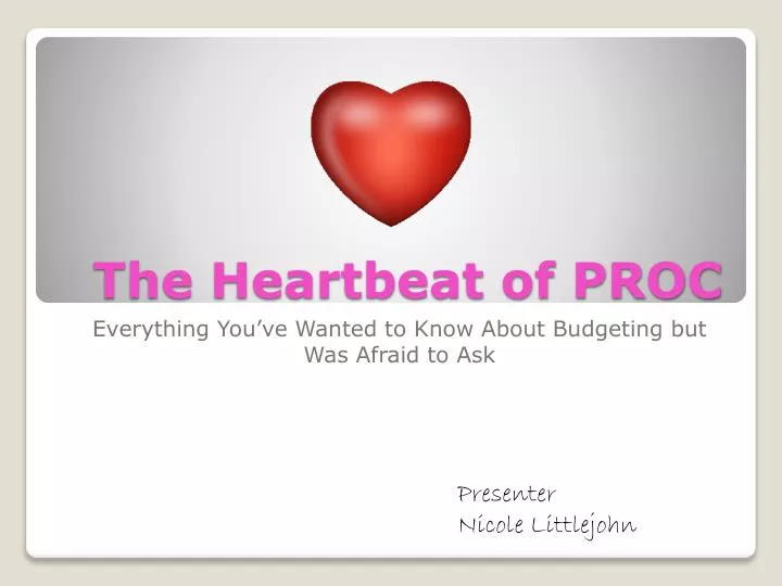 the heartbeat of proc