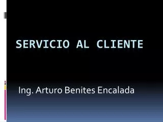ing arturo benites encalada