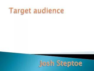 Target audience