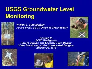 USGS Groundwater Level Monitoring