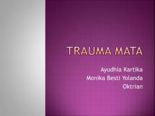 trauma mata