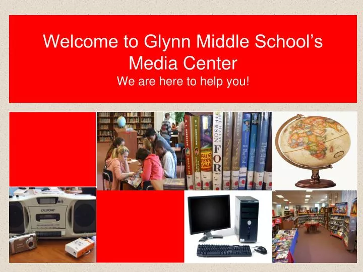 welcome to glynn middle school s media center we are here to help you