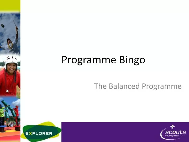 programme bingo