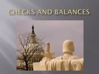 checks and balances