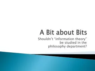 a b it about bits