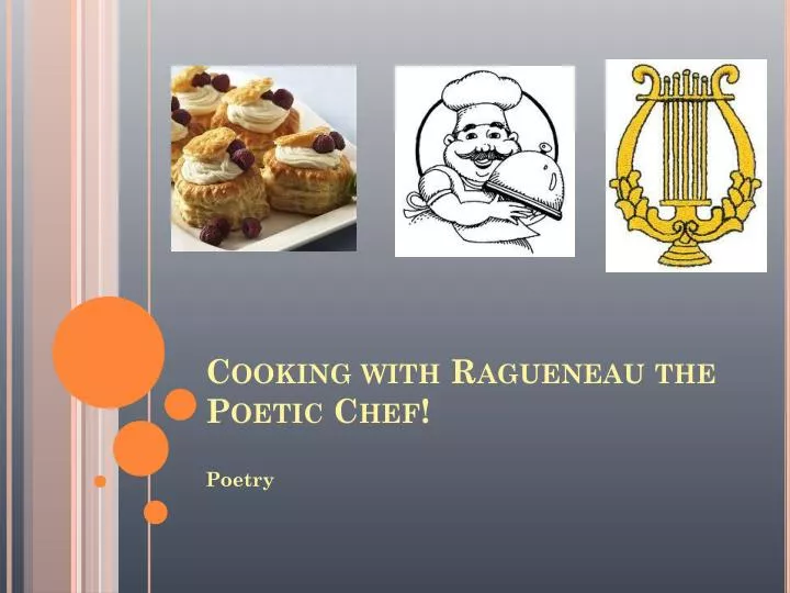 cooking with ragueneau the poetic chef