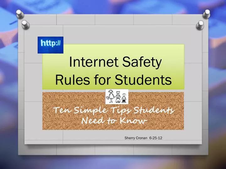 internet safety rules for students