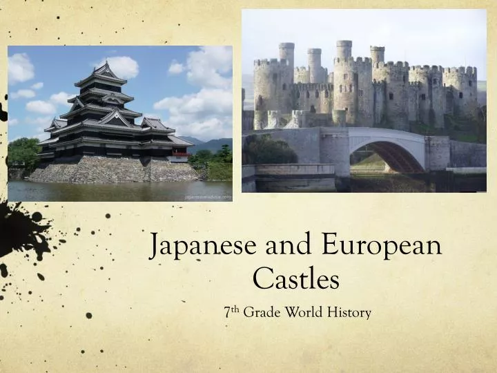 japanese and european castles