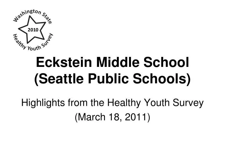 eckstein middle school seattle public schools