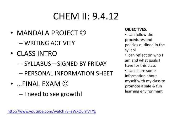 chem ii 9 4 12